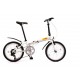 K Rock Horseman  Alloy Shimano 8 Speed Folding Bicycle  White 